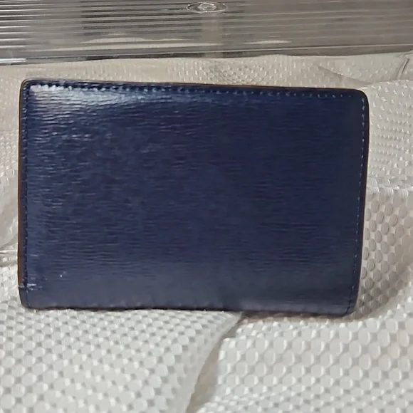 LAUREN RALPH LAUREN NAVY CARD CASE WALLET FOR WOMEN - Picture 2 of 11